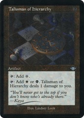 Talisman of Hierarchy - Foil Etched - Retro Frame - MH1